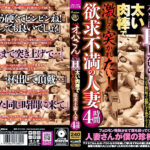 こんなオバサンだけど本当はHしたいのよ！太い肉棒で激しく突かれたい！欲求不満の人妻4時間